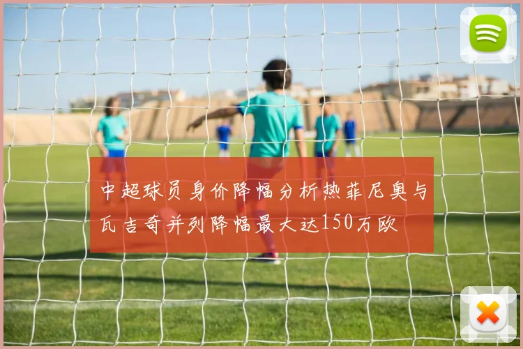中超球员身价降幅分析热菲尼奥与瓦吉奇并列降幅最大达150万欧